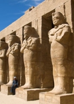 Luxor ve Karnak Tapınağı poster